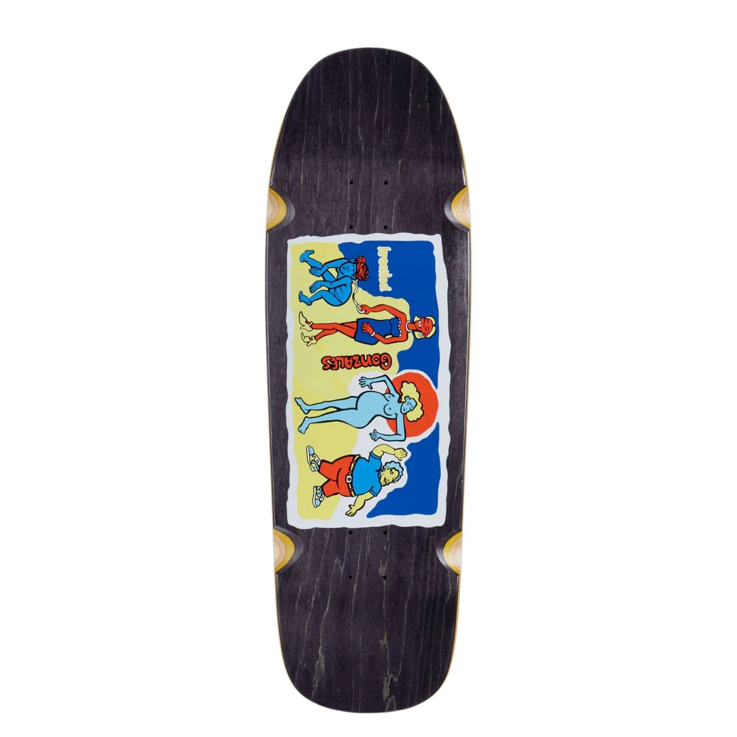 Krooked Deck  - Gonz Family Affair Wheel Wells 9,81" (black) - Second Floor Stuff