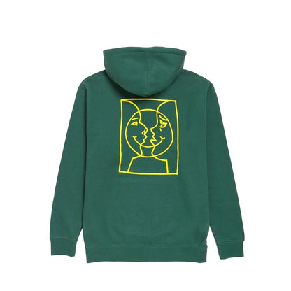 Krooked Hoodie - Moonsmile (green/yellow) - Second Floor Stuff
