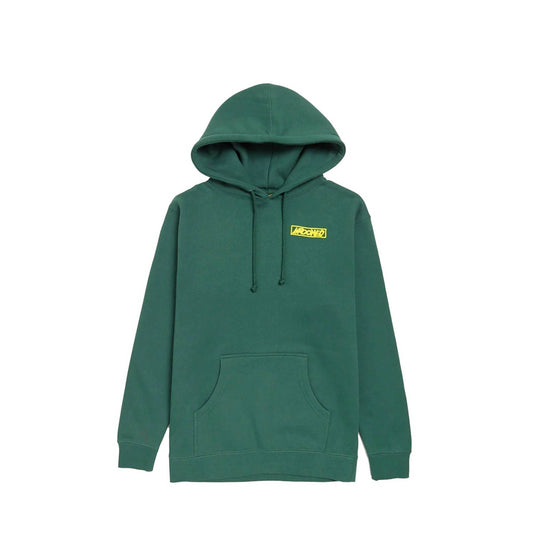 Krooked Hoodie - Moonsmile (green/yellow) - Second Floor Stuff
