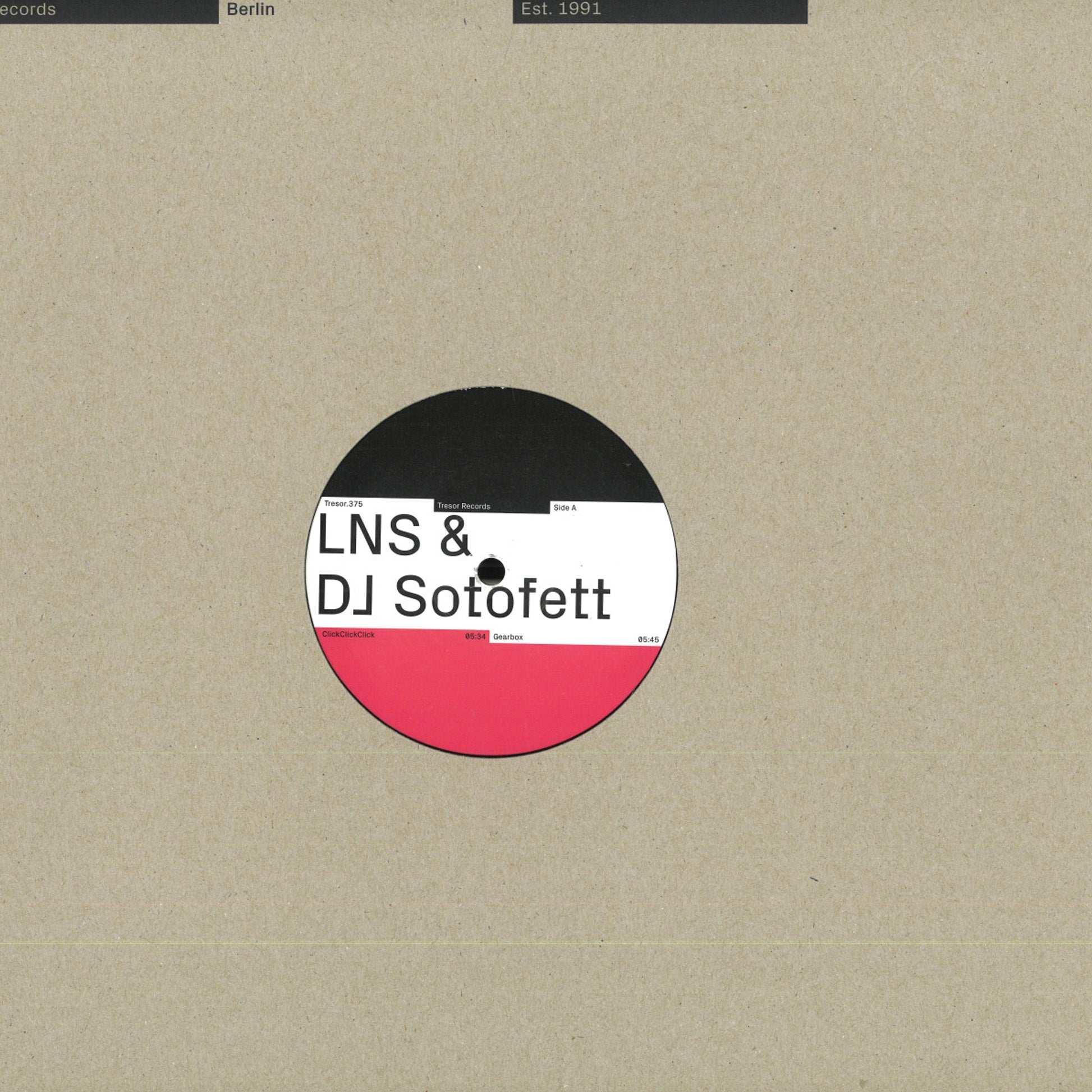Lns & Dj Sotofett - Globus Trax [TRESOR375]