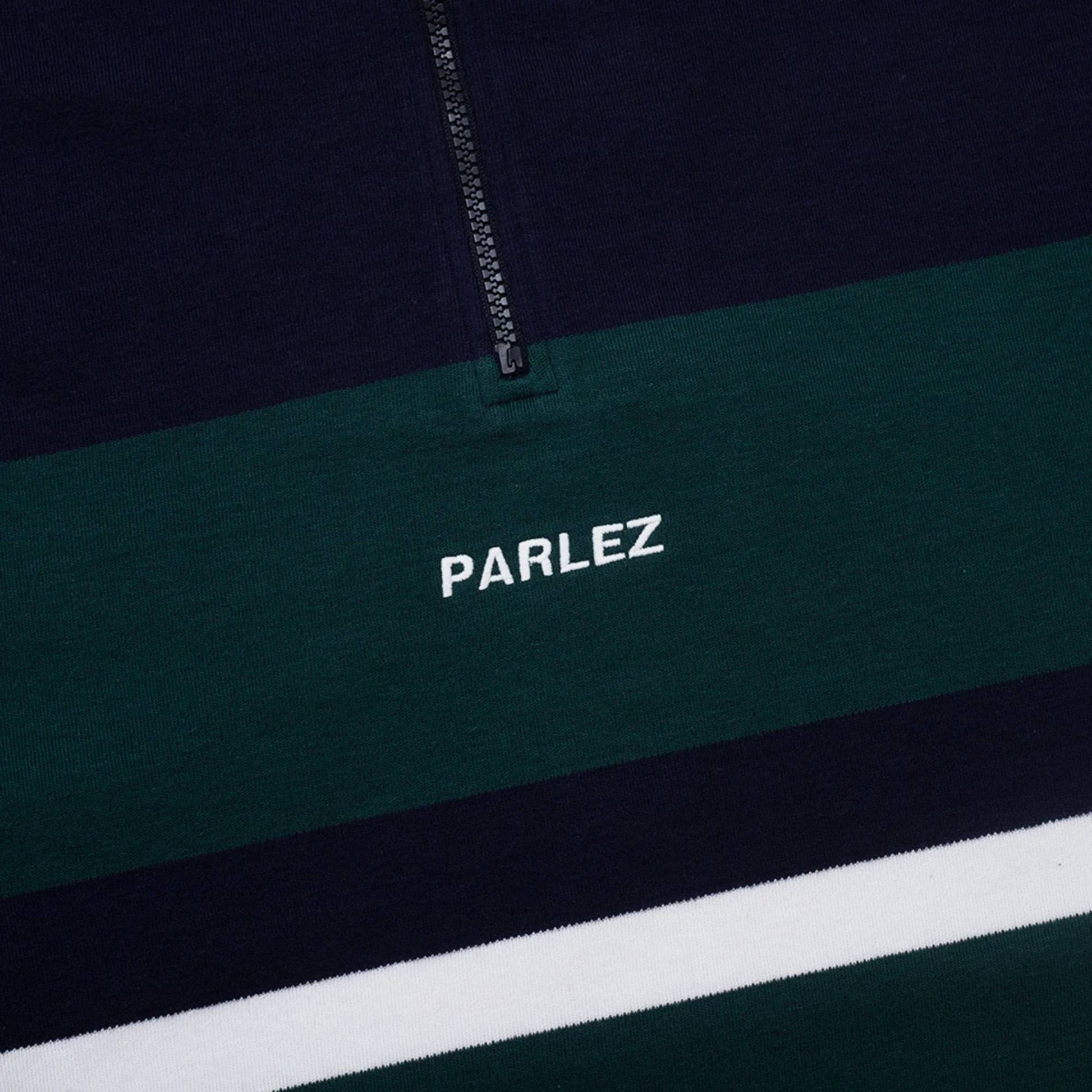 PARLEZ Sweatshirt - Irvine Quarter Zip (Navy) - Second Floor Stuff