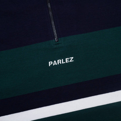 PARLEZ Sweatshirt - Irvine Quarter Zip (Navy) - Second Floor Stuff