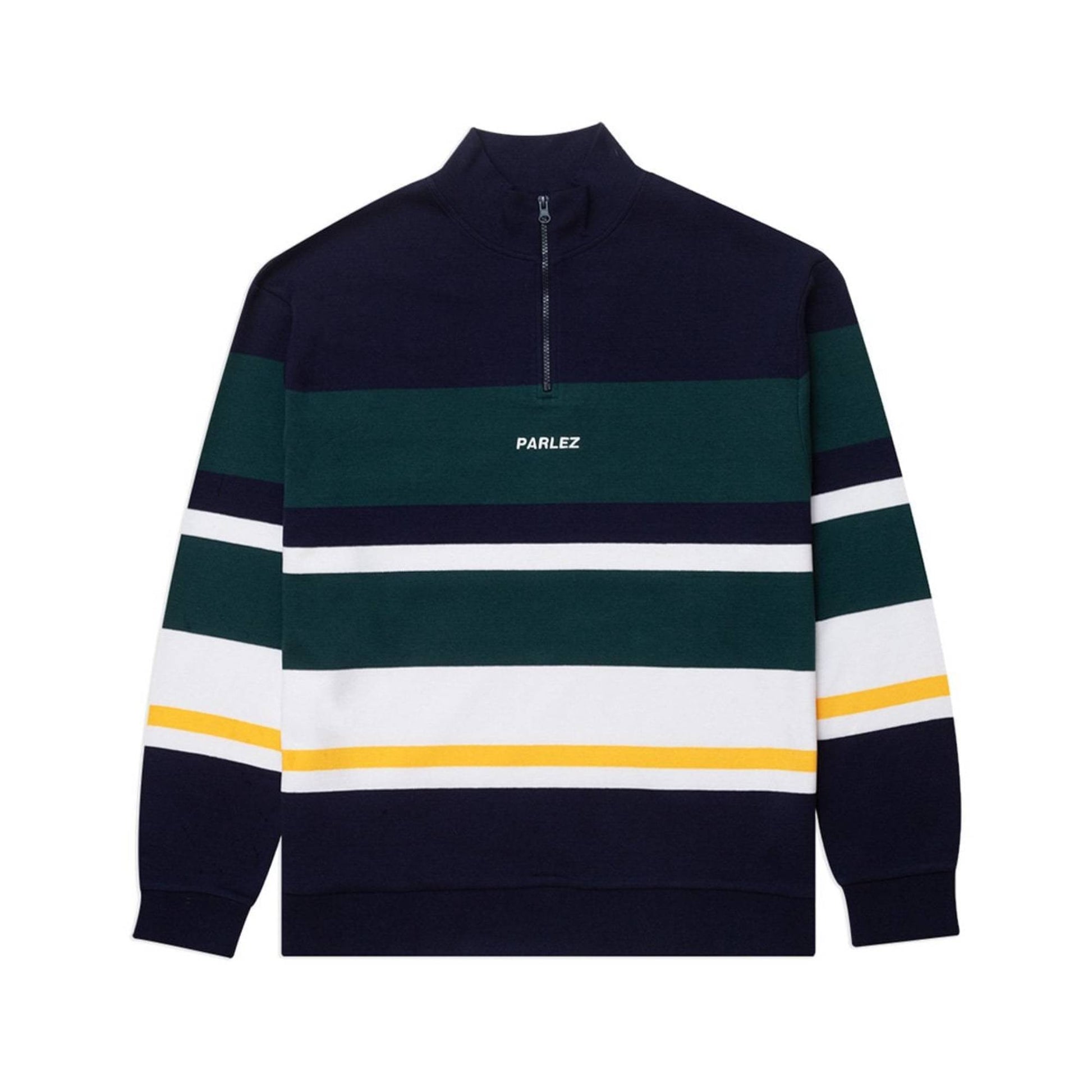 PARLEZ Sweatshirt - Irvine Quarter Zip (Navy) - Second Floor Stuff
