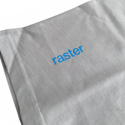 Raster T-Shirt - Merch 2022 Pigeon Blue [r-m208] - Second Floor Stuff