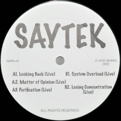 Saytek – Acid Works [AWRK-02]