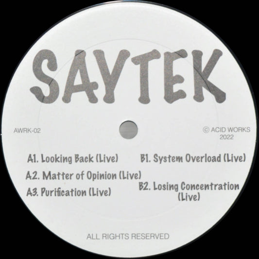 Saytek – Acid Works [AWRK-02] - Second Floor Stuff