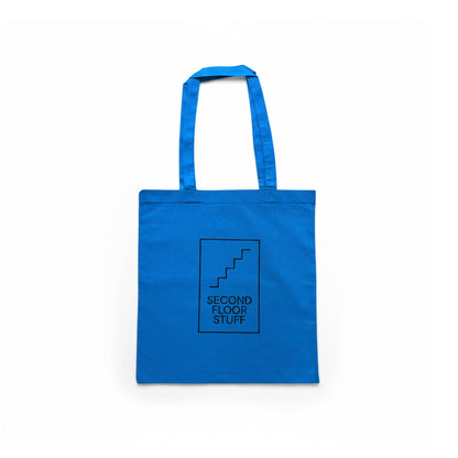 SFS Tote Bag - Logo Print (Light Blue) - Second Floor Stuff