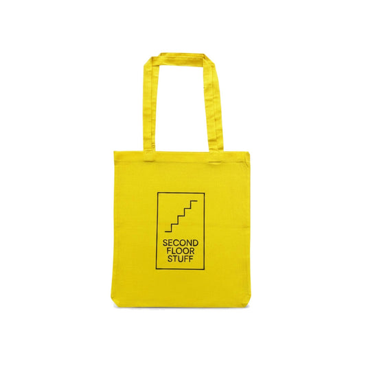 SFS Tote Bag - Logo Print (Yellow) - Second Floor Stuff