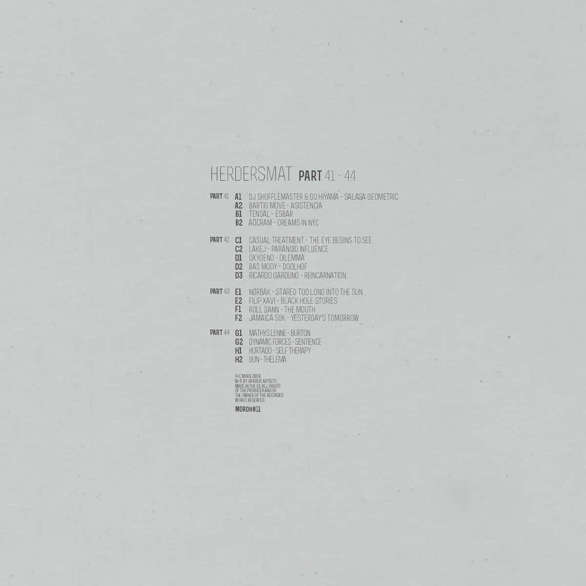 Various - Herdersmat part 41-44 LP 4x12" [MORDH011] - Second Floor Stuff