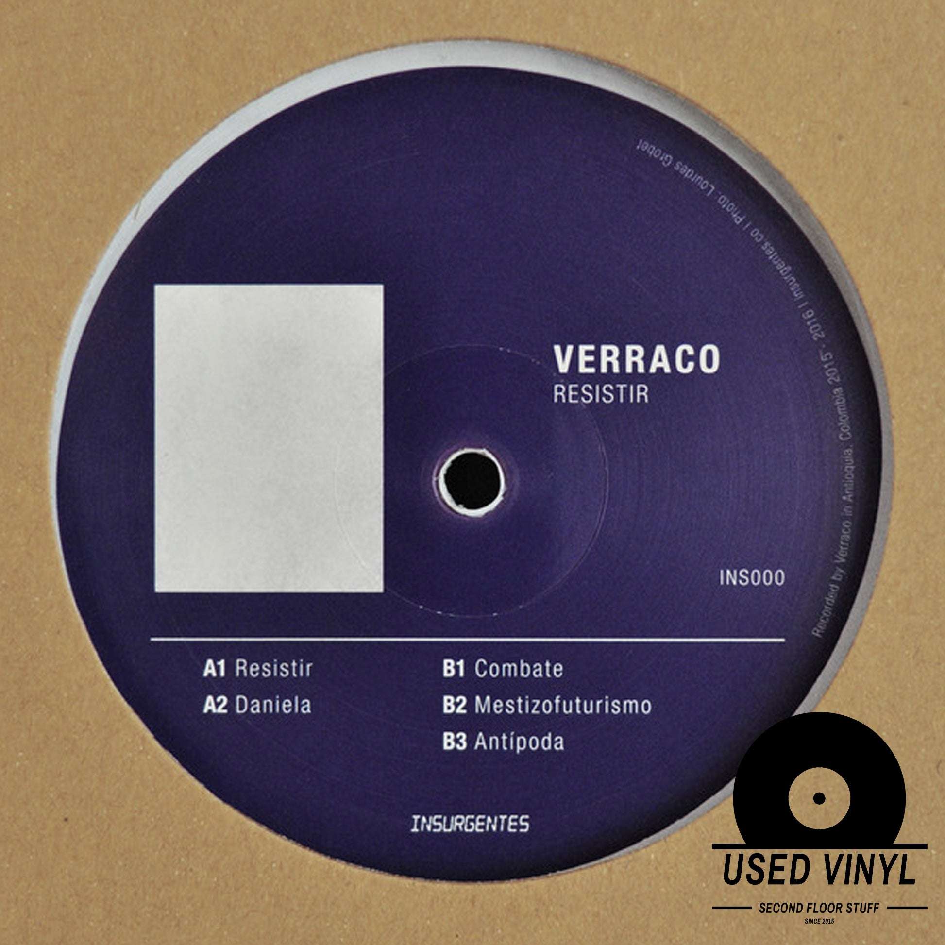 Verraco ‎– Resistir [INS0] (Limited Edition, White)