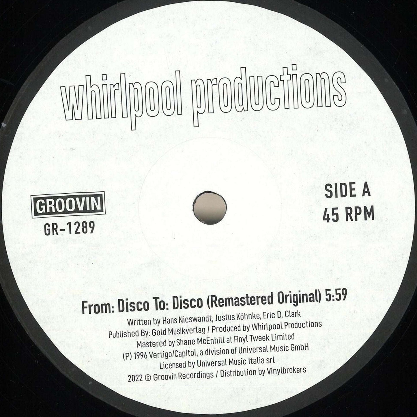 Whirlpool Productions - From: Disco To: Disco [GR-1289] (Remastered)
