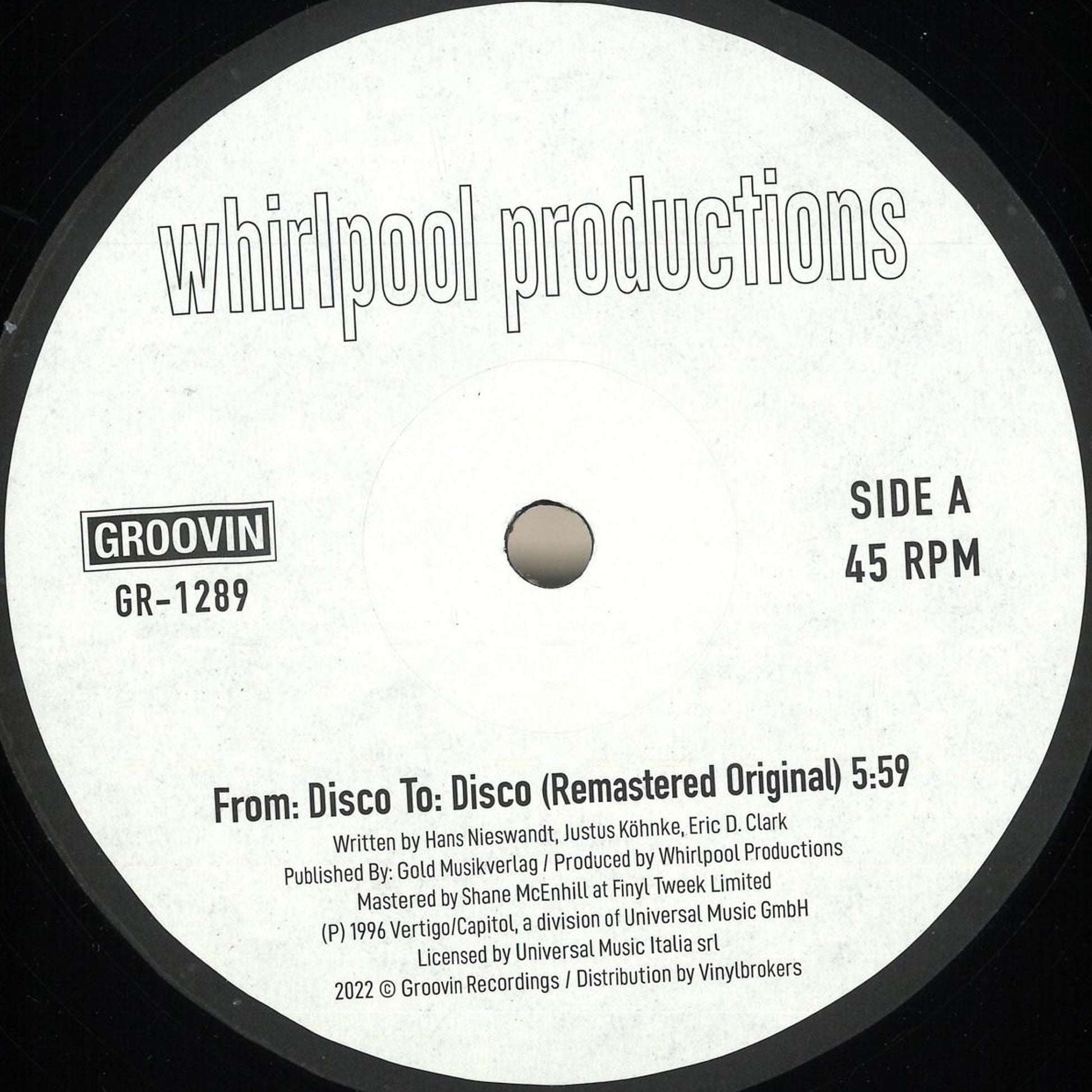 Whirlpool Productions - From: Disco To: Disco [GR-1289] (Remastered)