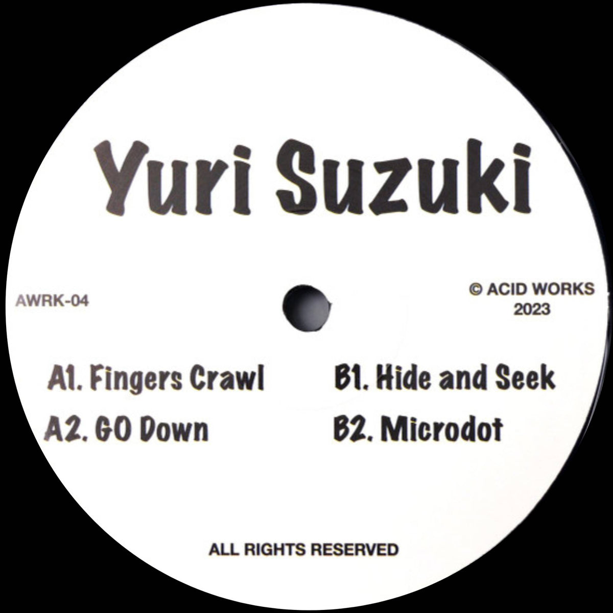 Yuri Suzuki – Fingers Crawl [AWRK-04]